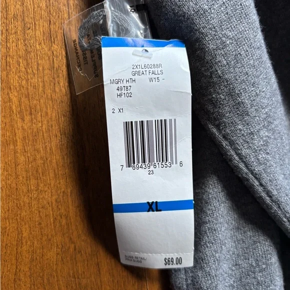 Jones New York Sport XL Gray Sweater - Picture 6 of 6